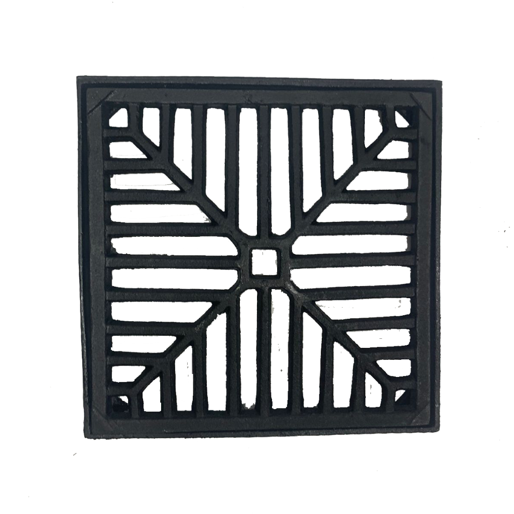 ralo côncavo em ferro nas medidas 15x15 cm escoamento passagem agua em Oferta na Shopee