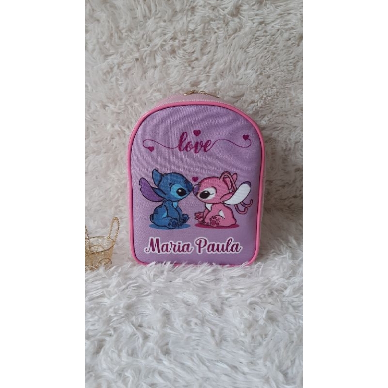 Lancheira Térmica Infantil Personalizada Stitch, merendeira escolar , lancheira , merendeira, bolsa térmica em Oferta na Shopee