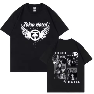 Camiseta Tokio Hotel  Adulto/Infantil Lançamento Camiseta Em Algodao em Oferta na Shopee