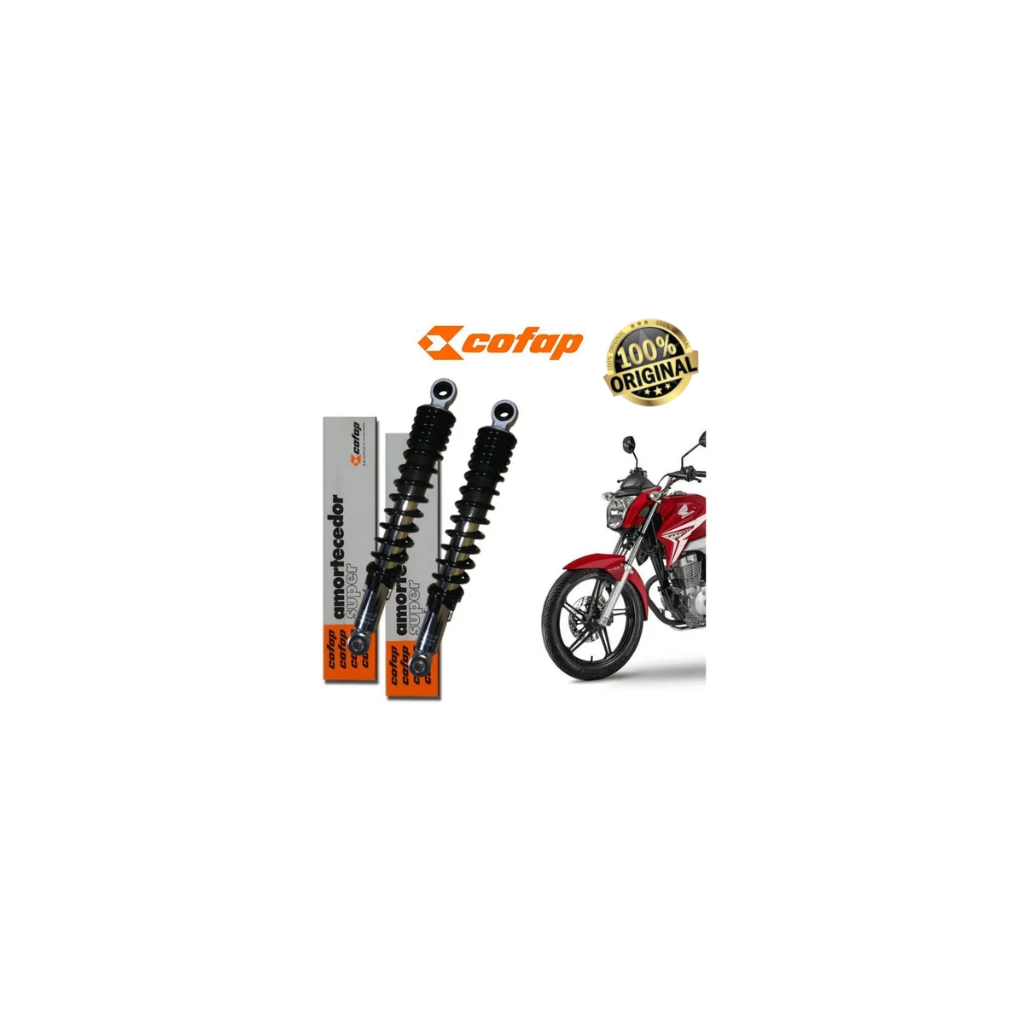 Par de Amortecedor Suspensão Traseiro Honda Cg Titan Fan Start Cargo 160 2015 A 2023 Original Cofap em Oferta na Shopee