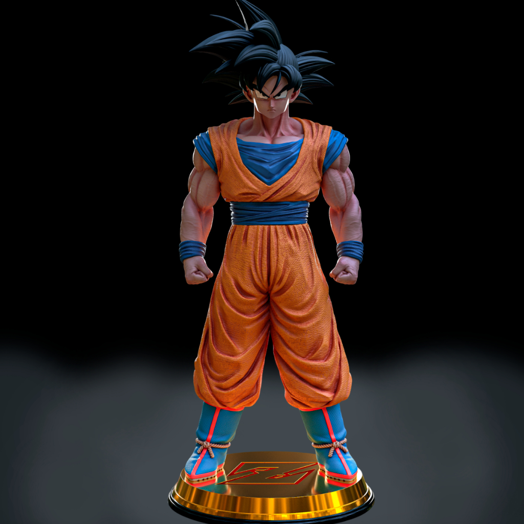 Action Figure Goku Dragon Ball Z - Boneco Anime Colecionável Grande em Resina