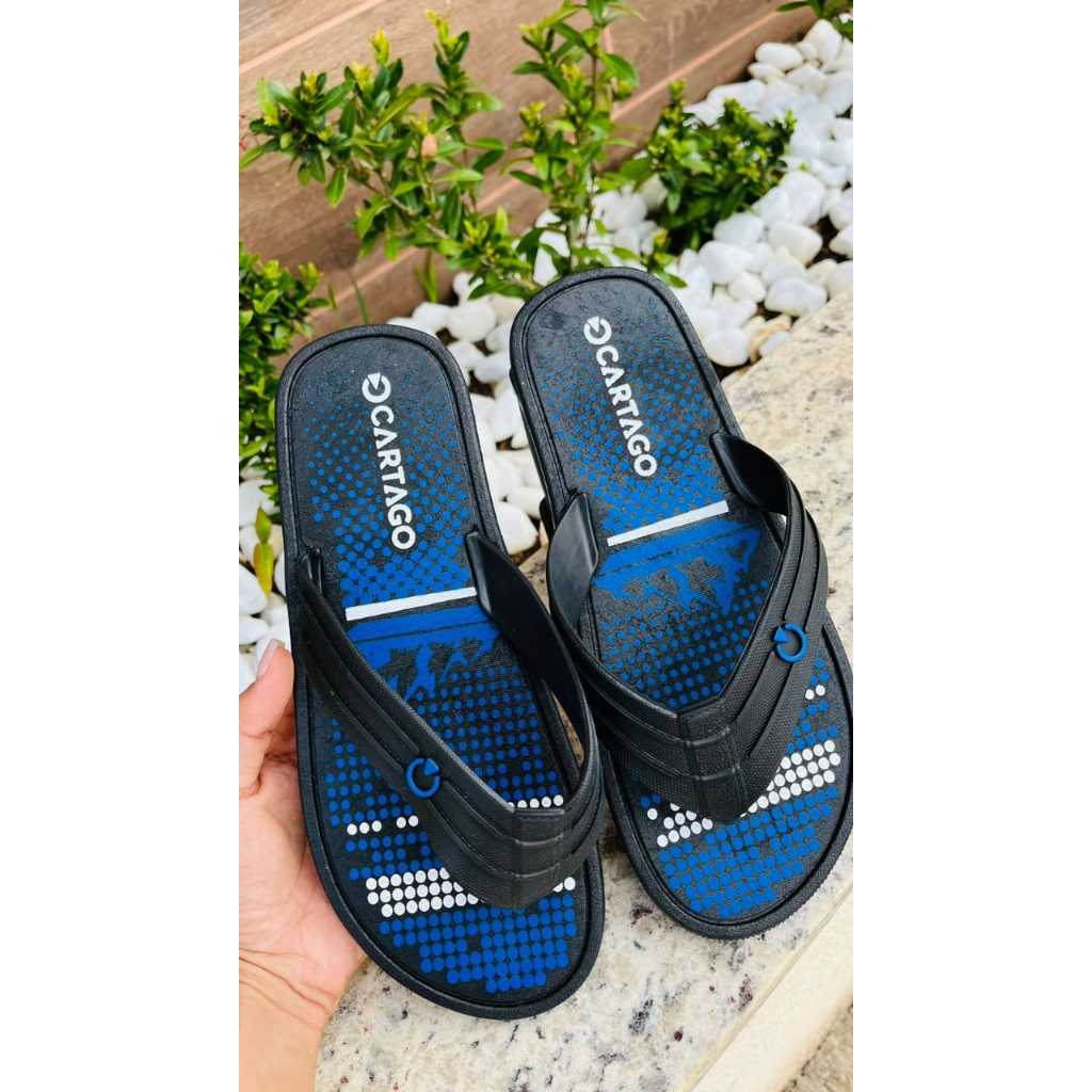 Kit Com 2 Pares Chinelo Adulto Masculino Confortável e Macio Sandália de Dedo Atenção na Descrição