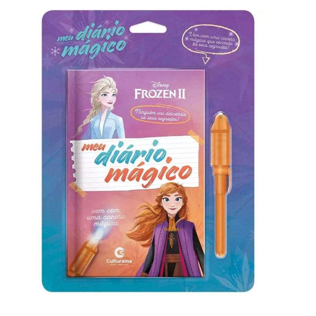 MEU DIARIO MAGICO C/CANETA FROZEN 2
