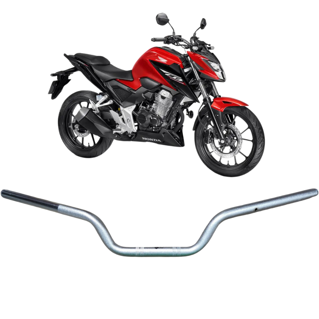 GUIDÃO CB 300 F TWISTER 2023 2024 2025 2026 COM CONTRAPESO COM ROSCA TEXTURIZADO MODELO ORIGINAL MA em Oferta na Shopee