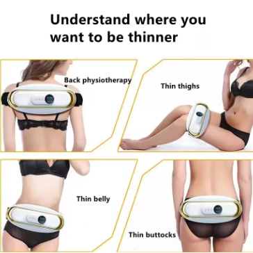 Máquina de emagrecimento cinto de massagem abdominal anti-celulite massageador feminino queimador de gordura