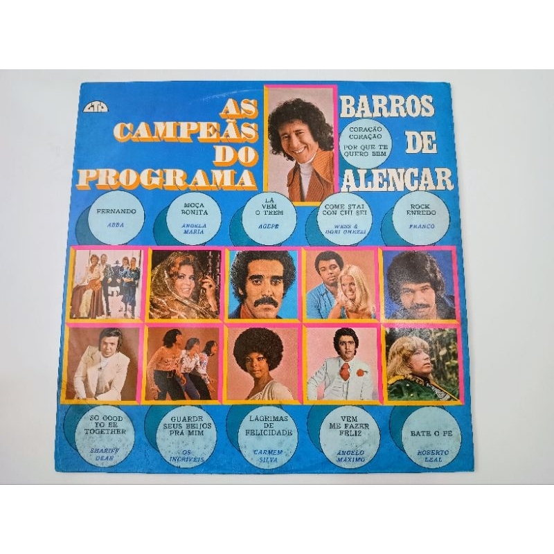 LP Barros de Alencar - Franco, Os Incríveis, Agepê, Abba, Roberto Leal, Em Ótimo Estado