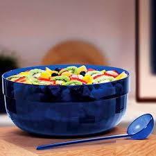 Tupperware Saladeira 6 Litros Premier com concha Azul 👀💯