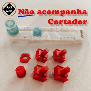 Kit com 4 Peças de reposição para cortador circular (Vermelho) em Oferta na Shopee