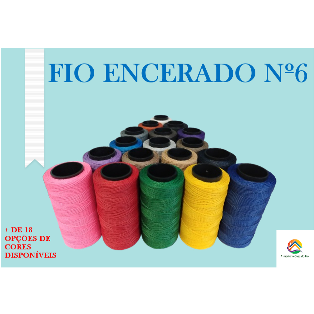 Fio Cordone Encerado Nº6 - 1 unid 100g em Oferta na Shopee
