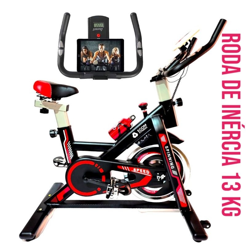 Bicicleta Ergométrica Spinning Academia Roda Inercia 13Kg