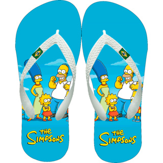 Chinelo Simpsons infantil e adulto masculino feminino Barti lisa homer em Oferta na Shopee