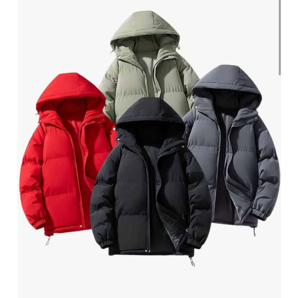 Jaqueta Infantil Bobojaco Puffer Grosso forro peluciado C/Capuz  Blusa menino