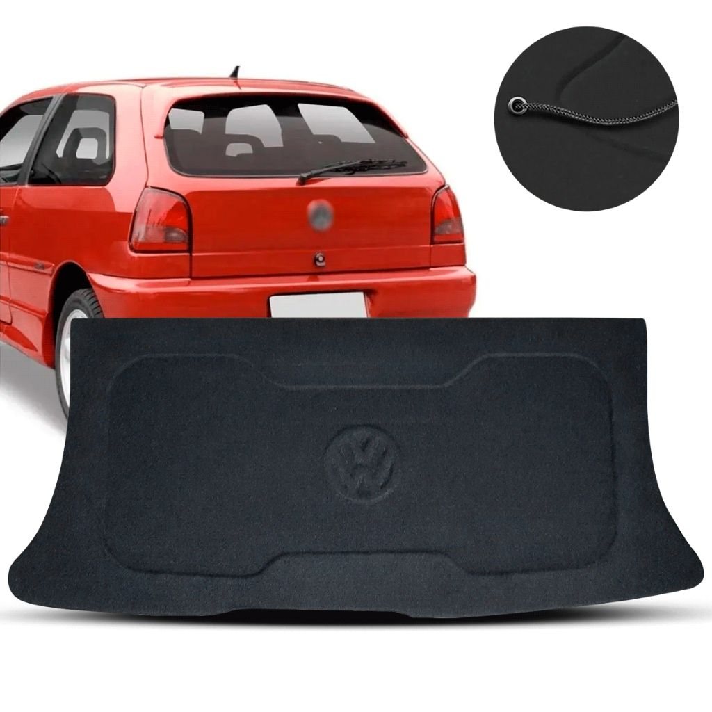 Tampao Traseiro Automotivo Vw Gol G2 G3 4 P Carpete Com Furo 69 em Oferta na Shopee