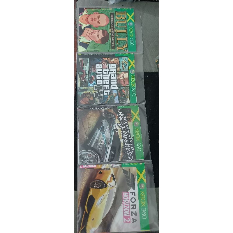 kit 4 jogos de Xbox 360 forza horizon 2 need forspeed mostrand gta4 Bully