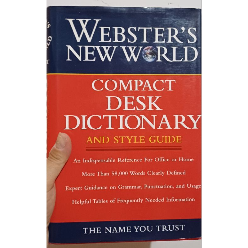 Livro Webster's New World: Compact Desk Dictionary and Style Guide