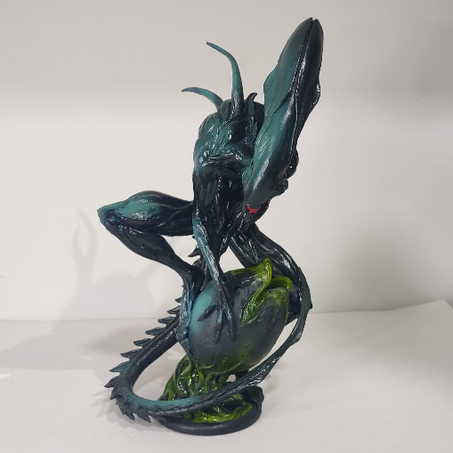 Action Figure Xenomorfo Alien vs. Predator Romulus Boneco de Decoração Terror Miniatura Xenomorfo