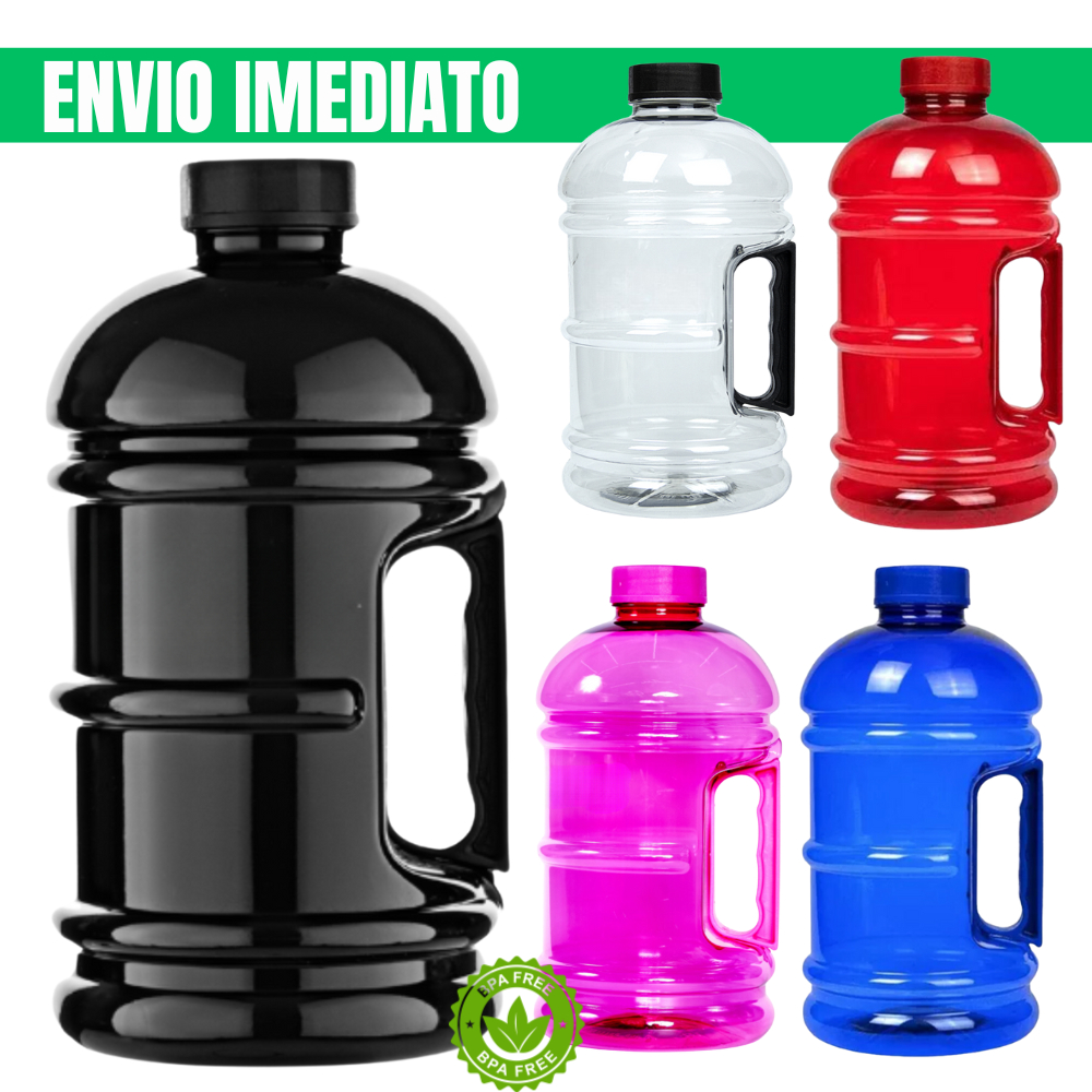 Garrafa de Água 1.8Litros Cristal com Alça Envio Imediato
