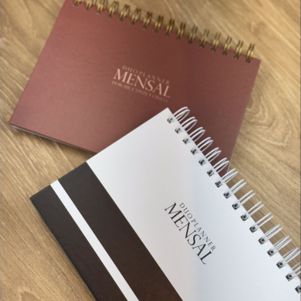 Duo Planner Datado 2026 Permanente Semanal Mensal Neutro Masculino
