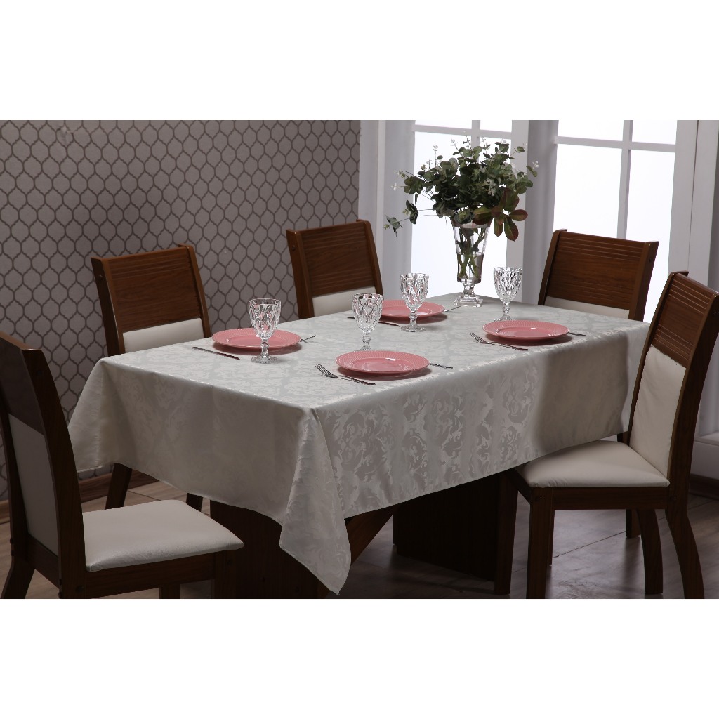 Toalha De Mesa Tecido Jacquard 3,00m x 1,40m Buffe