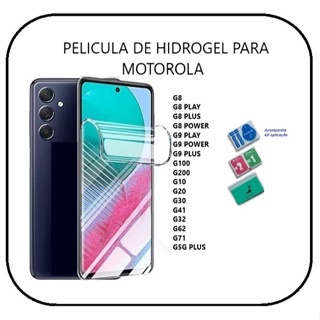 Película Hidrogel compatível Moto G9/G9 Play G14 G24 G34 G54 G84 G20 G22 G30 G50 G52 G55 G04/G04S em Oferta na Shopee