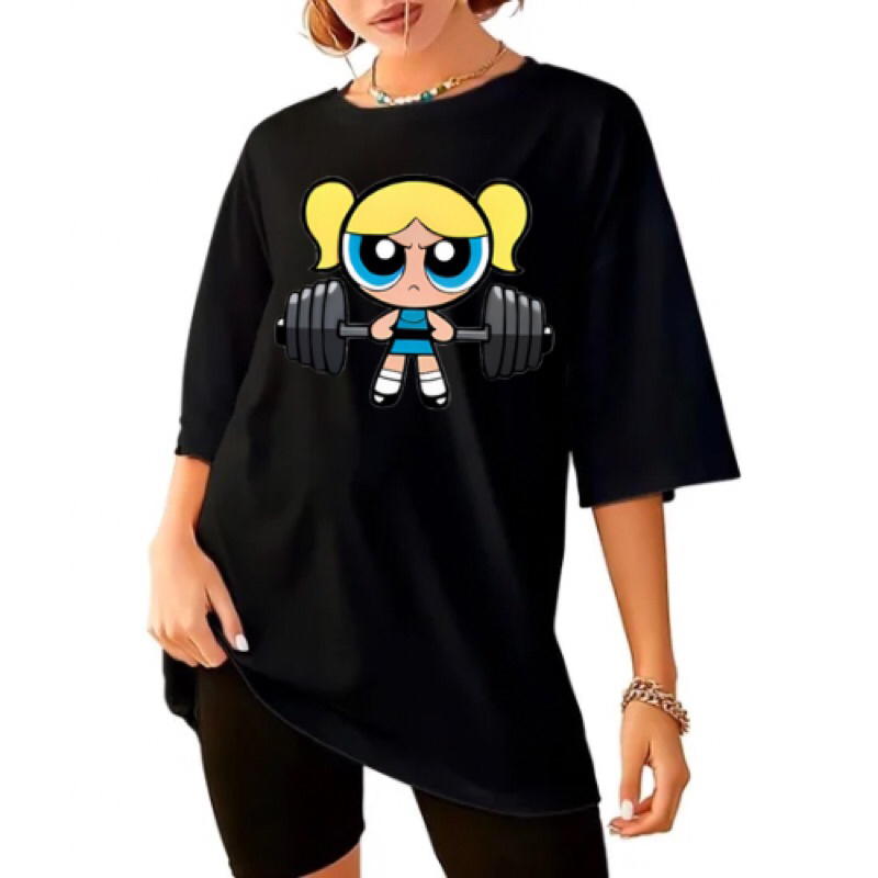 Camiseta camisa Academia malhação fitness gym florzinha as meninas super poderosas unissex Streetwaer Premium Blogueira