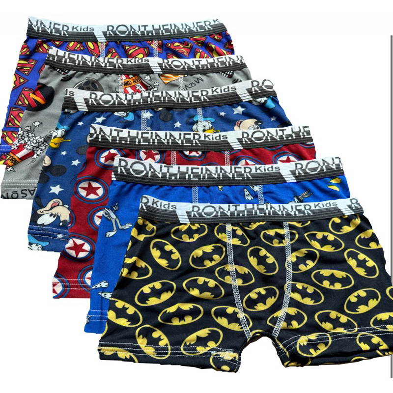 KIT 10 CUECA BOXER INFANTIL MASCULINA CUECA BOX MENINO CUECA INFANTIL CONFORTO KIDS 1 A 8 ANOS