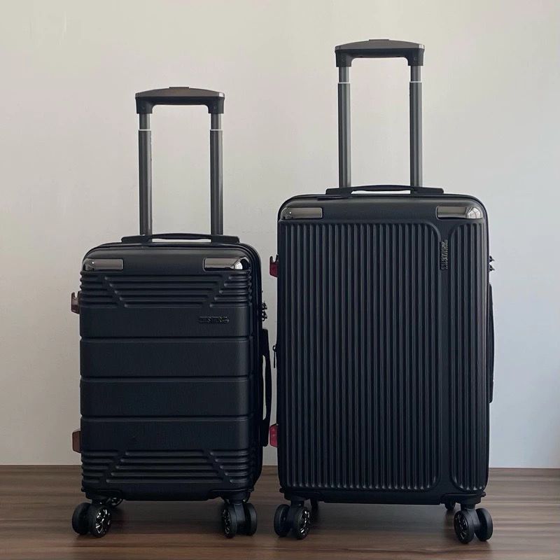Imagem Kit Conjunto 2 peças Mala de Bordo/Viagem,Cadeado,Rodina Removível 360Grau