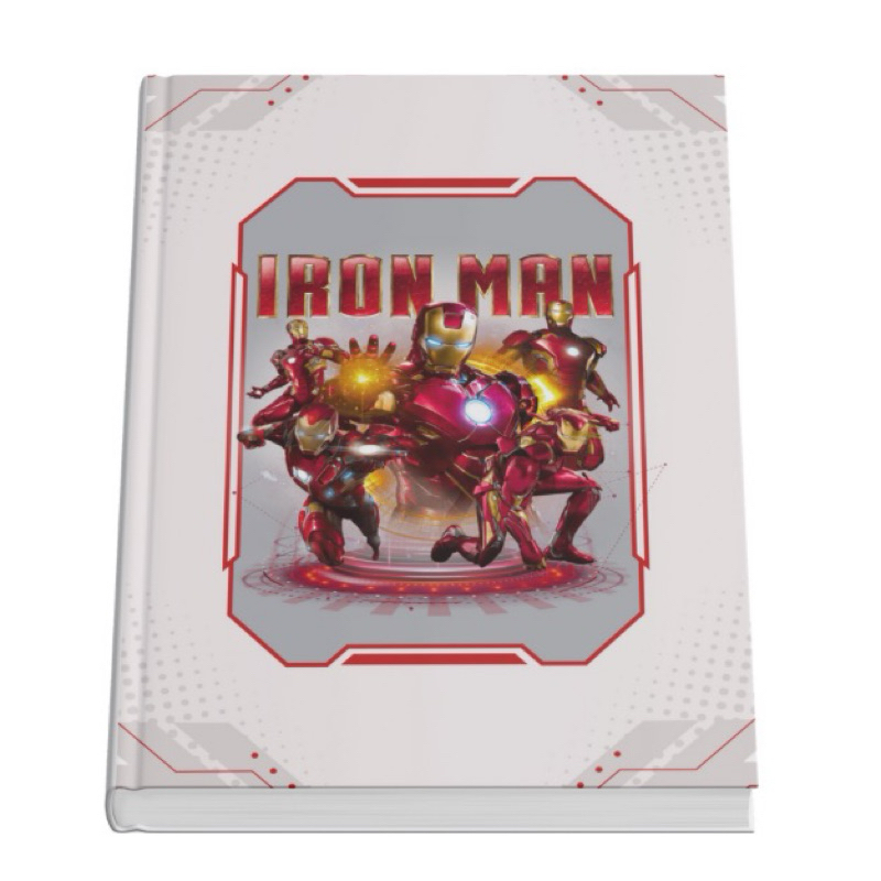 Caderno Brochura personalizado -Tema Homem de Ferro