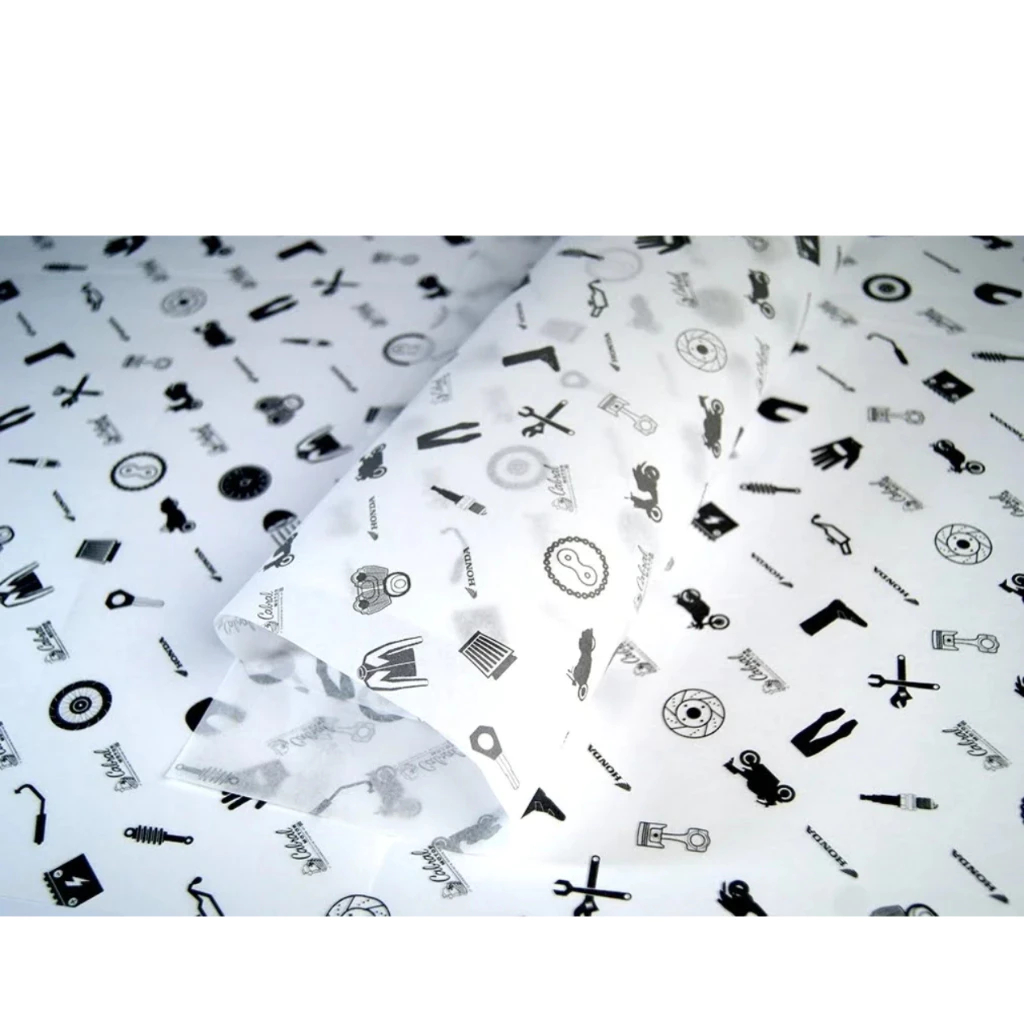 Papel Seda Com Logo Personalizado Folhas 40x60cm - 50g em Oferta na Shopee