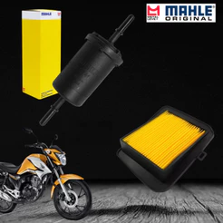 Filtro Ar + Filtro Combustível Modelo Original Flex Metal Leve KL741 Titan Fan Start 125 150 160 2014 -2024