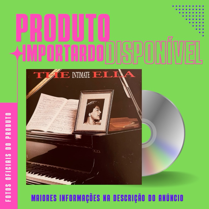 CD IMPORTADO ELLA FITZGERALD - THE INTIMATE ELLA