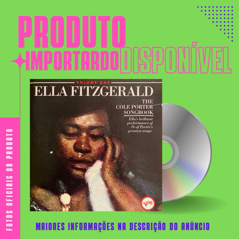 CD IMPORTADO ELLA FITZGERALD - SINGS THE COLE PORTER SONGBOOK VOL 1