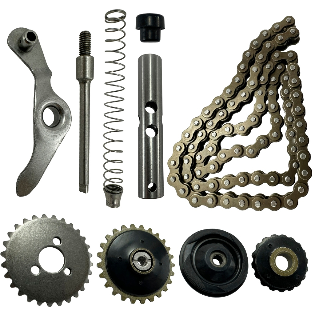 Tensor Coroa + Corrente Comando Sundown Web 100 Engrenagem Tucho Hidráulico Kit