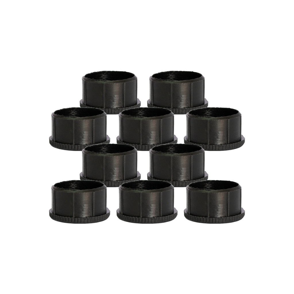 Conjunto 12 Peças Ponteira Protetora Pe De Cadeira Tubular 3cm