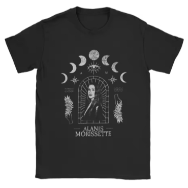 Camiseta Alanis Morissette  Adulto/Infantil Lançamento Camiseta Em Algodao