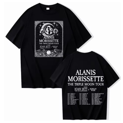 Camiseta Alanis Morissette Adulto/Infantil Lançamento Camiseta Em Algodao