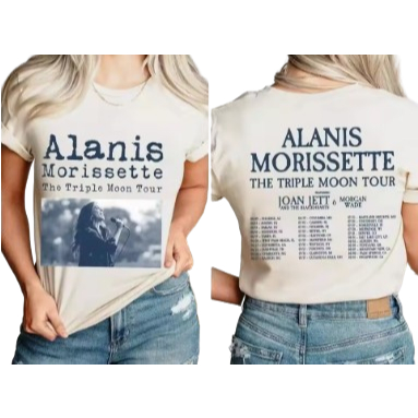 Camiseta Alanis Morissette  Adulto/Infantil Lançamento Camiseta Em Algodao