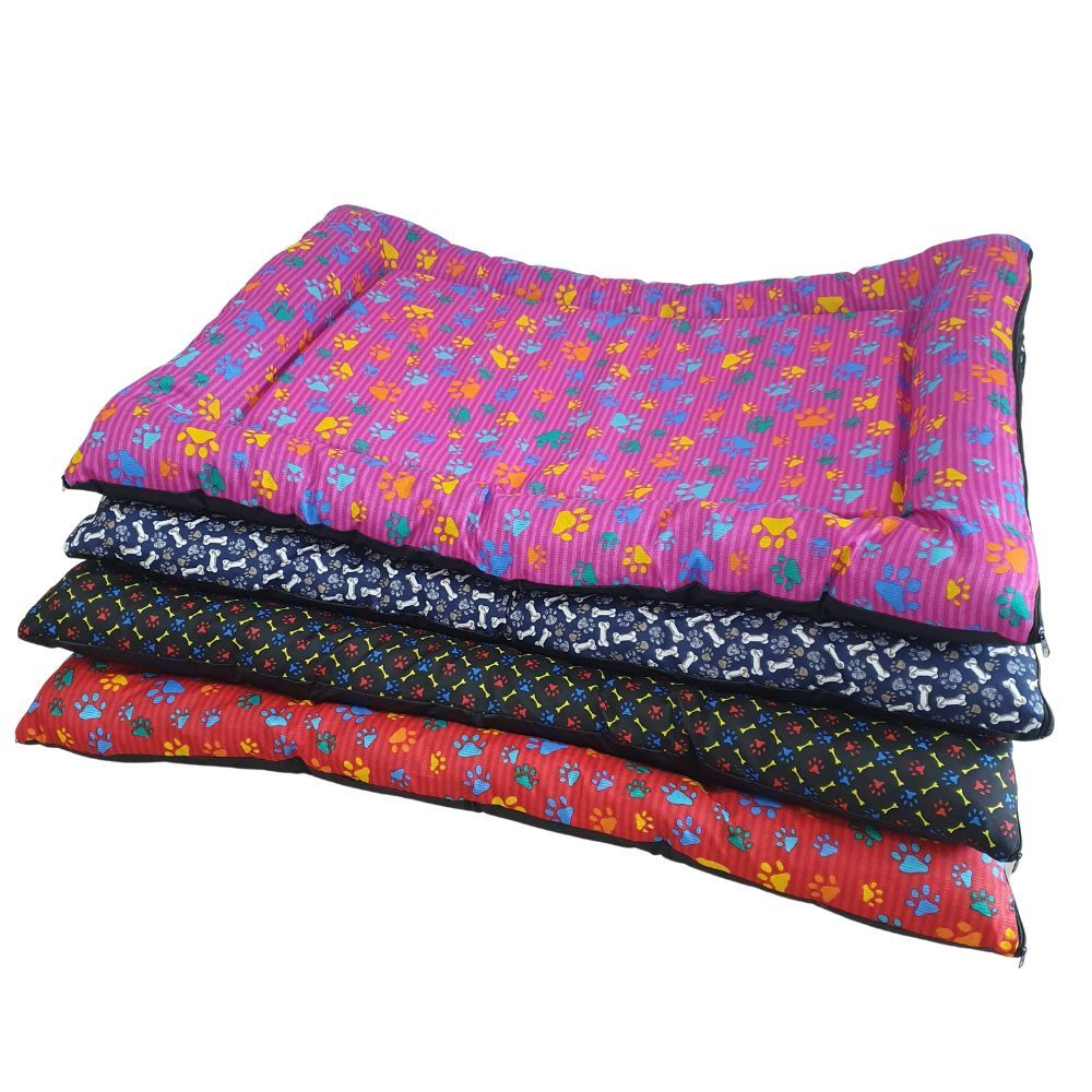 Cama Colchonete Cachorros e Gatos Zíper Caminha Pet Confortável Cães e Gatos Resistente e Lavável