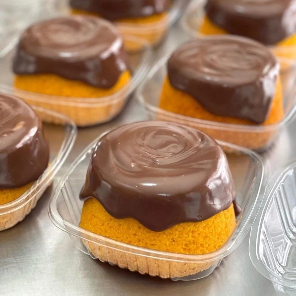 Embalagem mini bolo cake Hamburgueira plastico transparente lanches - GA12 galvanotek em Oferta na Shopee