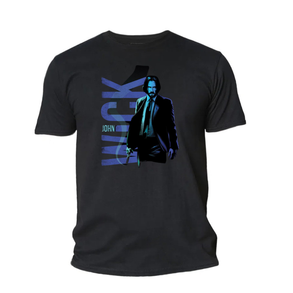 CAMISA-CAMISETA JONH WICK FILMAÇO OTIMA QUALIDADE
