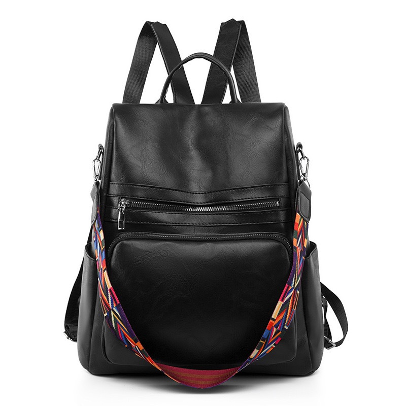 Bolsa mochila feminina moda Anti furto de material PU à prova d'água em Oferta na Shopee
