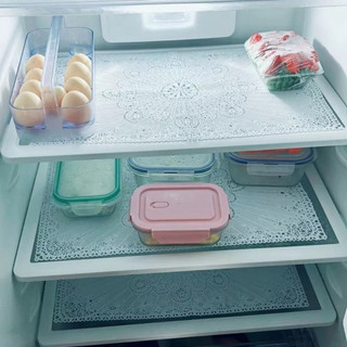 Toalhas de Geladeira com 3 Forro de Geladeira PVC Renda