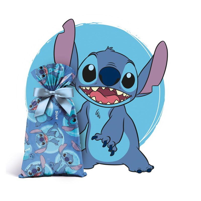 40 Unidades - Sacolinha Lembrancinha de Páscoa - Ovinhos, Bombons e Chocolates - Stitch da Disney