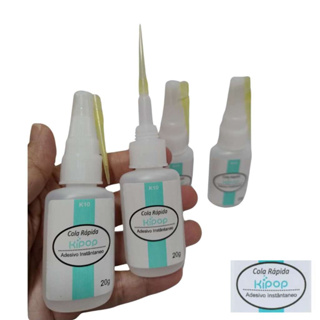 Cola Rápida Kipop K10 Instantânea Para Aplique Emborrachado e Artesanatos em Oferta na Shopee