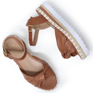 Sandalia Feminina Plataforma Traseira Flatform Original Anti Derrapante LuH em Oferta na Shopee