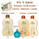 Kit Shampoo Condicionador Colônia Sem Álcool 30ml + Sabonete Líquido - Cuidado Natural Bebê - 630ml