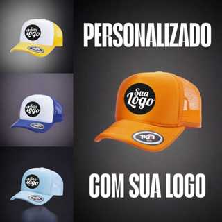 Boné TKM Personalizado - Boné Aba Curva Personalizado com sua logo em Oferta na Shopee