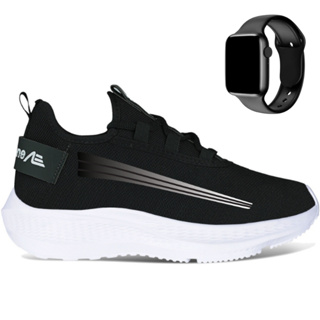 TENIS MASCULINO ACADEMIA CAMINHADA TREINO ADAPTION KIEV COM RELÓGIO DIGITAL em Oferta na Shopee