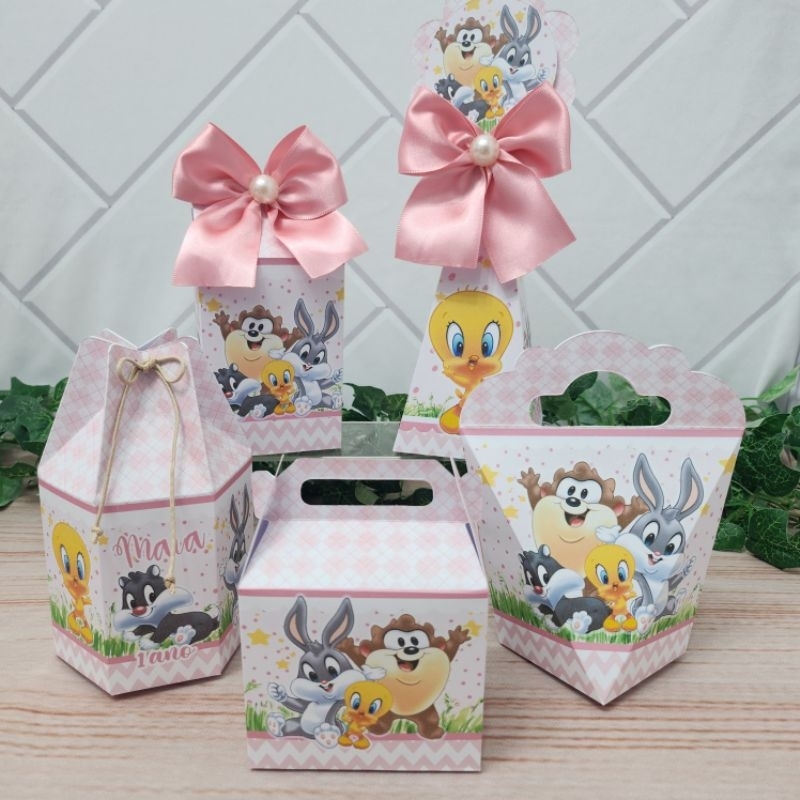 Baby Looney Tunes  Kit Personalizado Kit Festa l Lembrancinha l Aniversario l Caixinhas Personalizadas l Festa Infantil