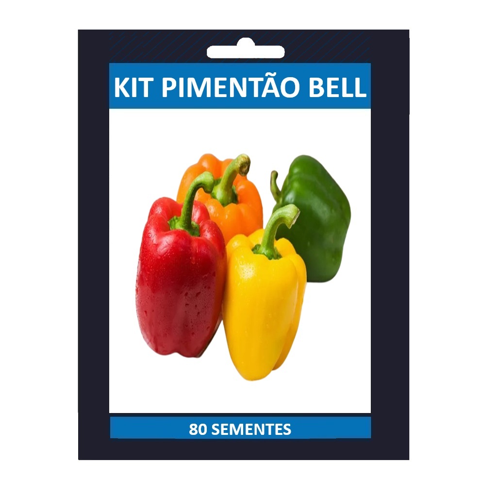 80 Para Sementes de Pimentão Bell Colorido o Mais Doce